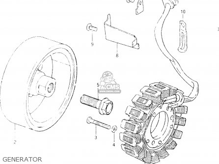GENERATOR - GSX400E 1984 (E) GENERAL EXPORT (E01)
