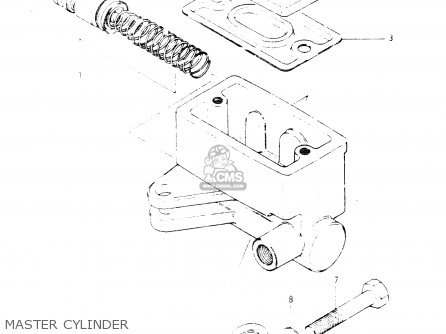 MASTER CYLINDER - GSX400E 1984 (E) GENERAL EXPORT (E01)