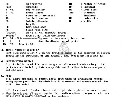 Suzuki GSX400E 1986 (G) GENERAL EXPORT (E01) parts lists and