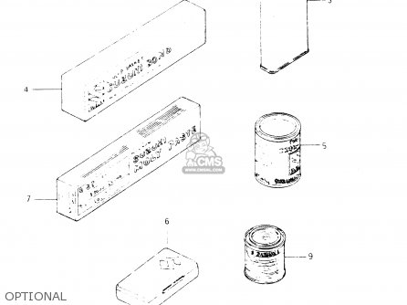 OPTIONAL - GSX400E 1986 (G) GENERAL EXPORT (E01)