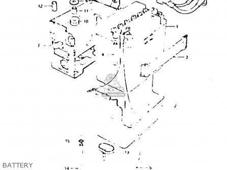 BATTERY - GSX400F 1981 (X) (E01 E02 04 06 15 16 18 21 22 24 25 26 34 39 48