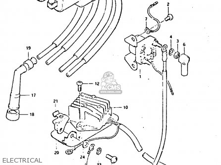 ELECTRICAL - GSX400F 1981 (X) (E01 E02 04 06 15 16 18 21 22 24 25 26 34 39 48