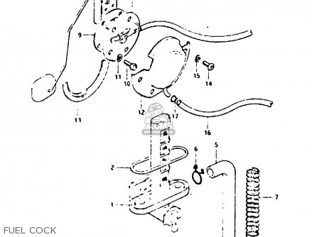 FUEL COCK - GSX400F 1981 (X) (E01 E02 04 06 15 16 18 21 22 24 25 26 34 39 48