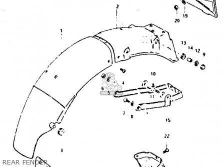 Suzuki GSX400F 1982 (Z) 01 02 04 06 15 16 17 18 21 22 24 25 26 34 39 48 ...