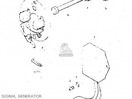 SIGNAL GENERATOR - GSX400F 1982 (Z) 01 02 04 06 15 16 17 18 21 22 24 25 26 34 39 48