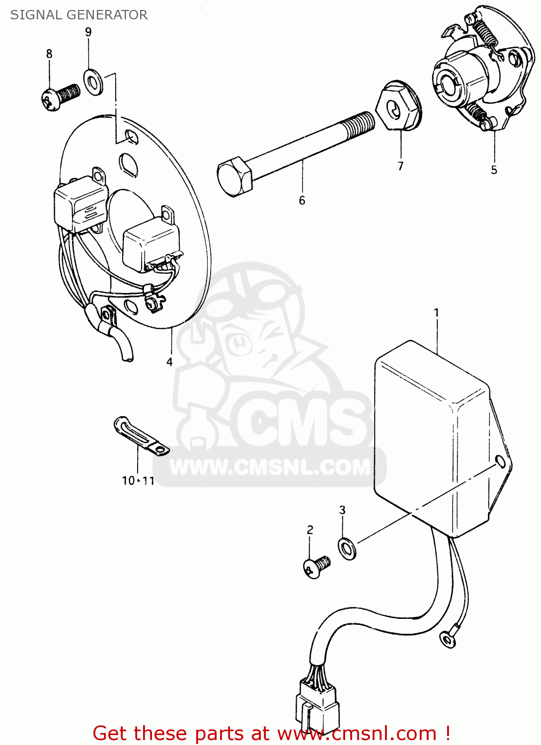 SIGNAL GENERATOR GSX400F 1983 (D) (E01 E02 E04 E06 E16 E17 E21 E24 E25 E26 34 48)