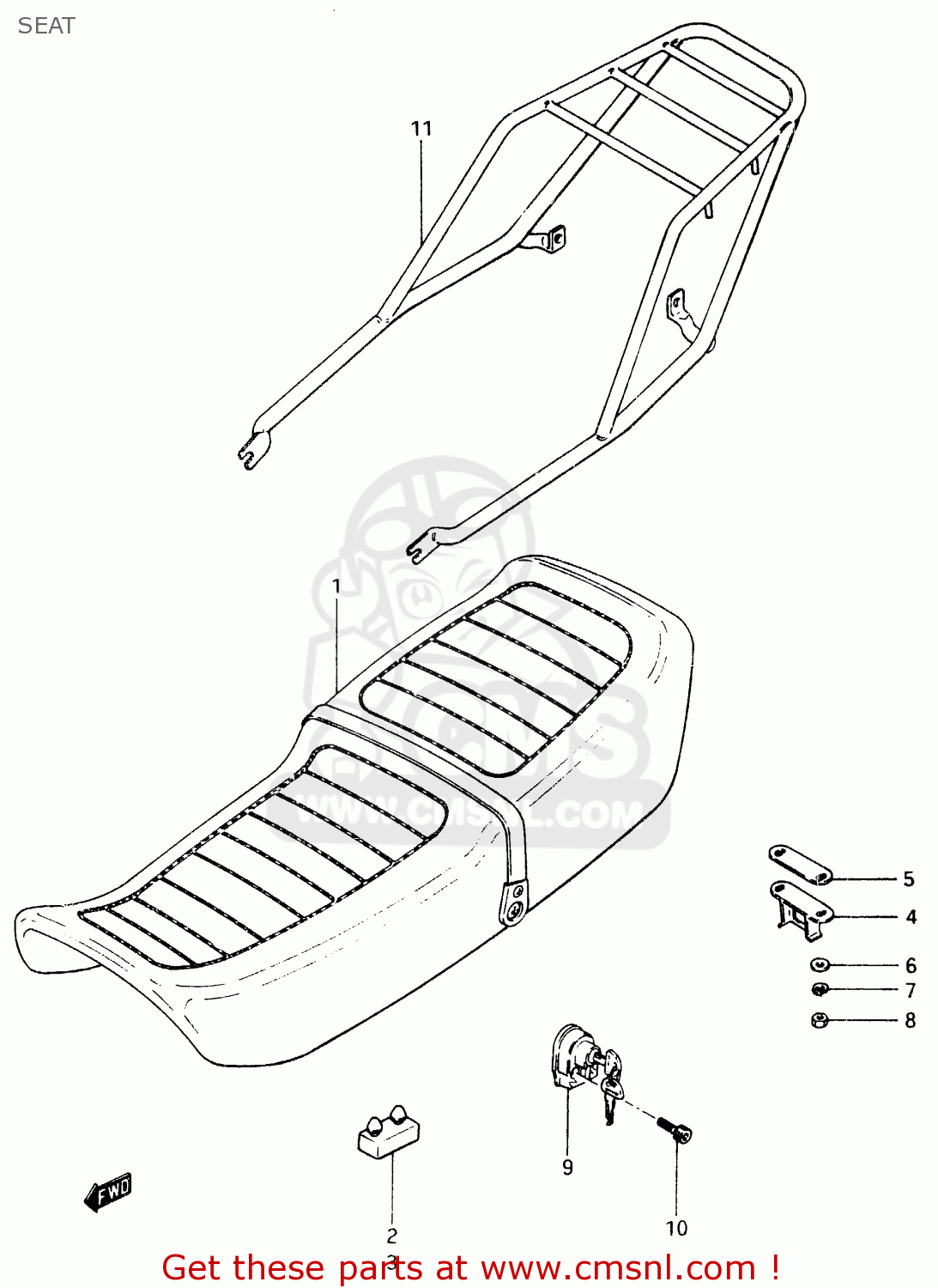 SEAT GSX400F 1983 (D) (E01 E02 E04 E06 E16 E17 E21 E24 E25 E26 34 48)