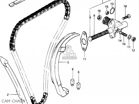 CAM CHAIN - GSX400F 1983 (D) (E01 E02 E04 E06 E16 E17 E21 E24 E25 E26 34 48)