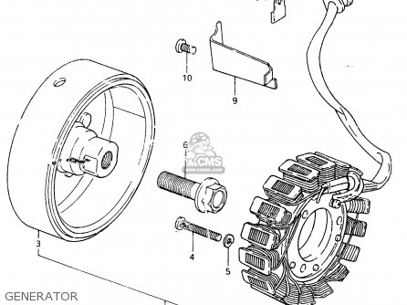 GENERATOR - GSX400F 1983 (D) (E01 E02 E04 E06 E16 E17 E21 E24 E25 E26 34 48)