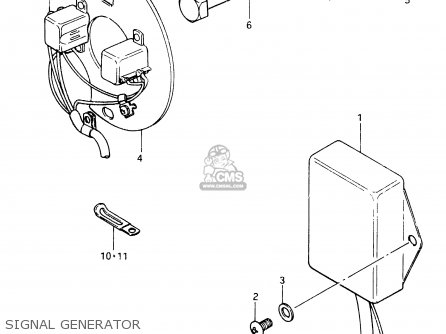 SIGNAL GENERATOR - GSX400F 1983 (D) (E01 E02 E04 E06 E16 E17 E21 E24 E25 E26 34 48)