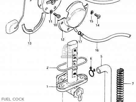 FUEL COCK - GSX400F 1983 (D) (E01 E02 E04 E06 E16 E17 E21 E24 E25 E26 34 48)
