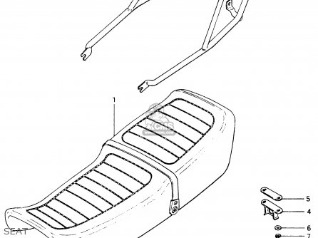 SEAT - GSX400F 1983 (D) (E01 E02 E04 E06 E16 E17 E21 E24 E25 E26 34 48)