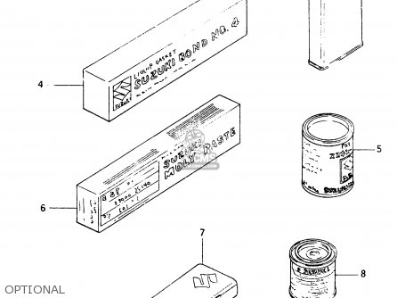 OPTIONAL - GSX400F 1983 (D) (E01 E02 E04 E06 E16 E17 E21 E24 E25 E26 34 48)