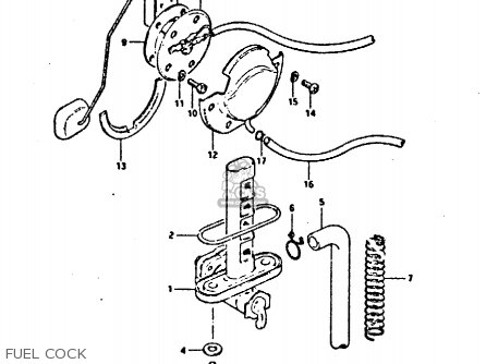 FUEL COCK - GSX400FE 1981 (X) (E01 02 04 06 15 16 17 18 21 22 24 25 26 34 39