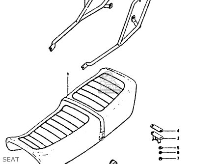 SEAT - GSX400FE 1981 (X) (E01 02 04 06 15 16 17 18 21 22 24 25 26 34 39