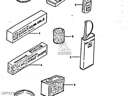OPTIONAL - GSX400FE 1981 (X) (E01 02 04 06 15 16 17 18 21 22 24 25 26 34 39