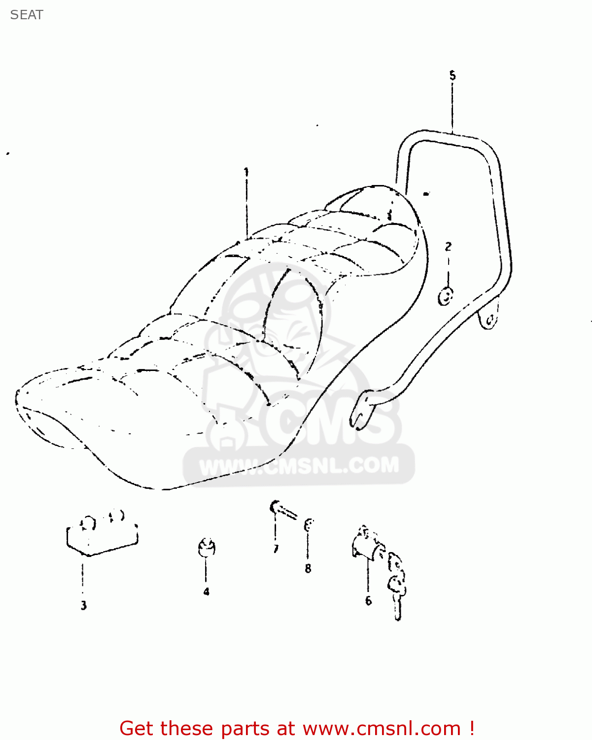 SEAT GSX400L 1980 (T) GENERAL EXPORT (E01)