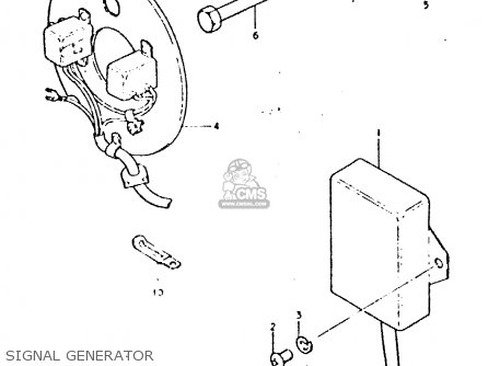 SIGNAL GENERATOR - GSX400L 1980 (T) GENERAL EXPORT (E01)