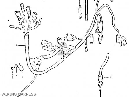 WIRING HARNESS - GSX400L 1981 (X) GENERAL EXPORT (E01)