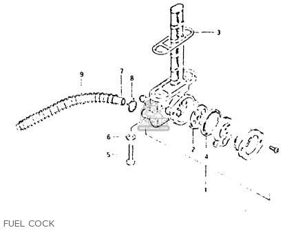 FUEL COCK - GSX400L 1981 (X) GENERAL EXPORT (E01)