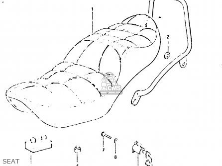 SEAT - GSX400L 1981 (X) GENERAL EXPORT (E01)
