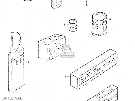 OPTIONAL - GSX400L 1981 (X) GENERAL EXPORT (E01)