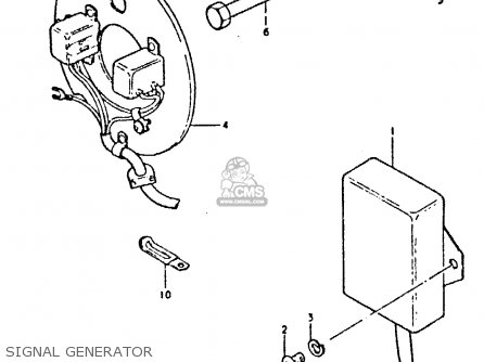 SIGNAL GENERATOR - GSX400S 1981 (X) UNITED KINGDOM FRANCE GERMANY (E02 E04 E22)