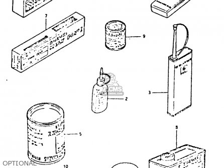 OPTIONAL - GSX400S 1981 (X) UNITED KINGDOM FRANCE GERMANY (E02 E04 E22)