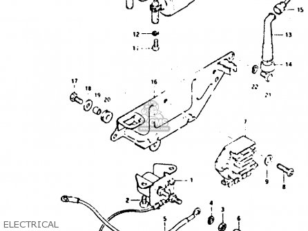 ELECTRICAL - GSX400S 1982 (Z) UNITED KINGDOM FRANCE (E02 E04)