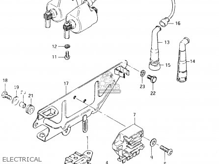 ELECTRICAL - GSX400S 1984 (E) GENERAL EXPORT (E01)
