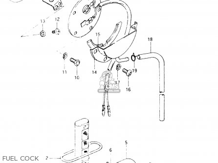 FUEL COCK - GSX400S 1985 (F) GENERAL EXPORT (E01)