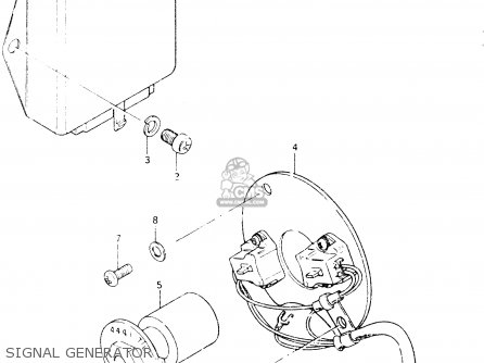 SIGNAL GENERATOR - GSX400S 1986 (G) GENERAL EXPORT (E01)