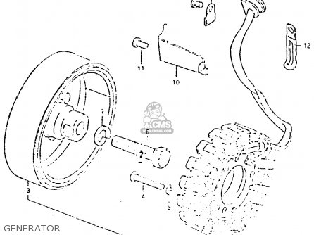 GENERATOR - GSX400T 1981 (X) UNITED KINGDOM (E02)