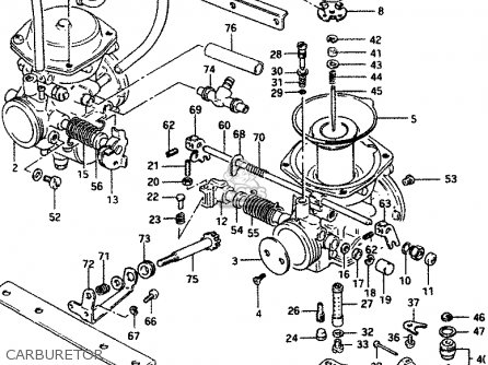 CARBURETOR - GSX400T 1983 (D) GENERAL EXPORT (E01)