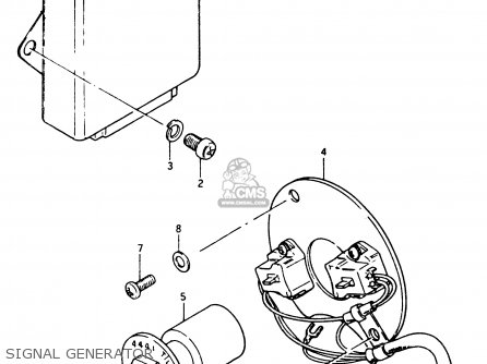 SIGNAL GENERATOR - GSX400T 1983 (D) GENERAL EXPORT (E01)