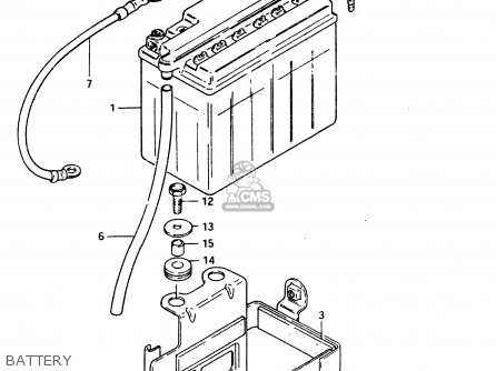 BATTERY - GSX400T 1983 (D) GENERAL EXPORT (E01)