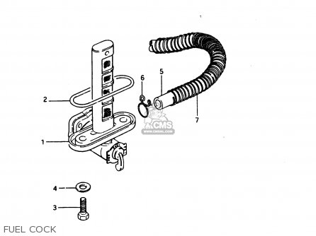 FUEL COCK - GSX400T 1983 (D) GENERAL EXPORT (E01)