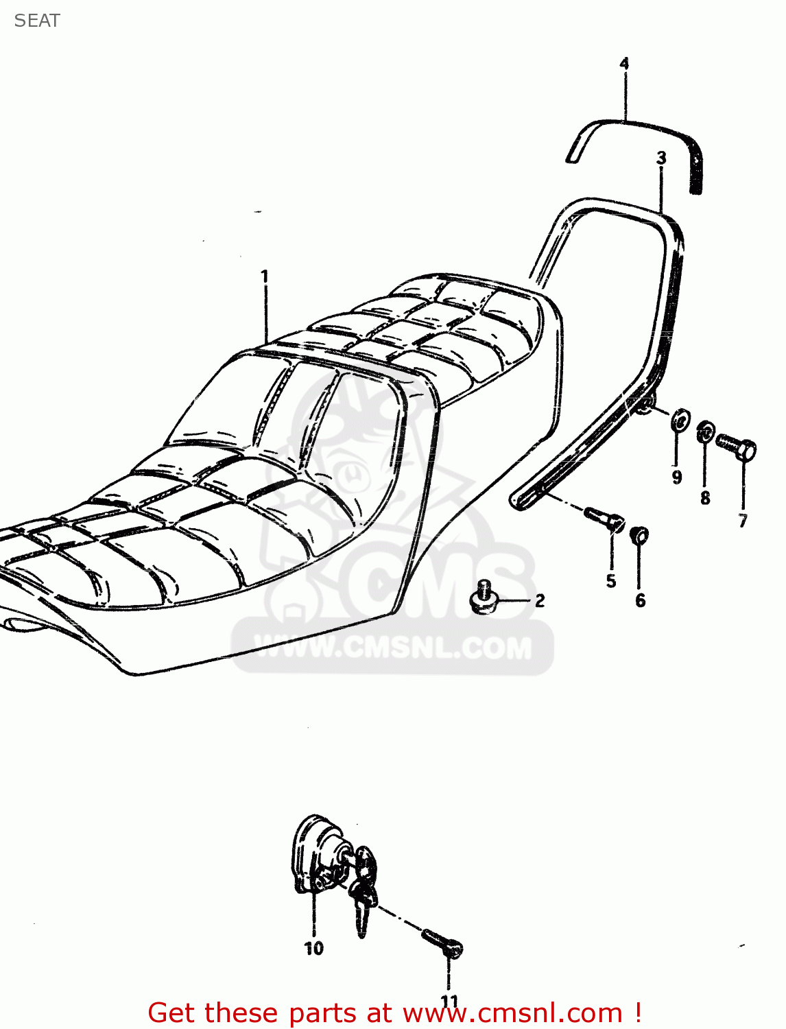 SEAT GSX450L 1983 (D) GENERAL EXPORT (E01)