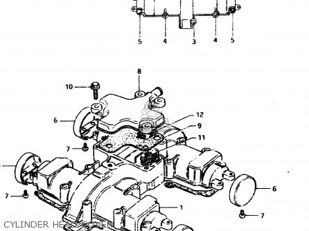 CYLINDER HEAD COVER - GSX450L 1983 (D) GENERAL EXPORT (E01)