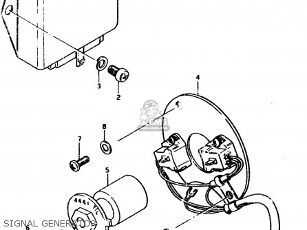 SIGNAL GENERATOR - GSX450L 1983 (D) GENERAL EXPORT (E01)