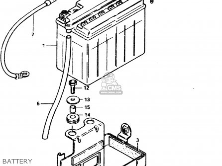 BATTERY - GSX450L 1983 (D) GENERAL EXPORT (E01)