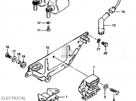 ELECTRICAL - GSX450L 1983 (D) GENERAL EXPORT (E01)