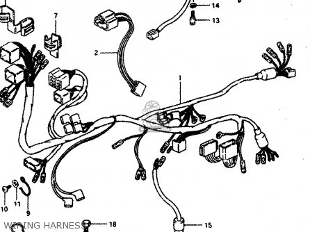 WIRING HARNESS - GSX450L 1983 (D) GENERAL EXPORT (E01)