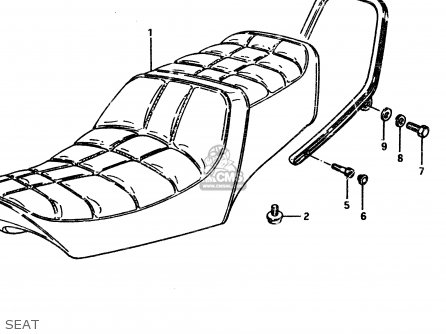 SEAT - GSX450L 1983 (D) GENERAL EXPORT (E01)