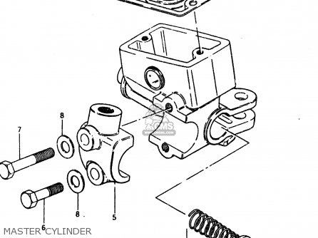 MASTER CYLINDER - GSX450L 1983 (D) GENERAL EXPORT (E01)