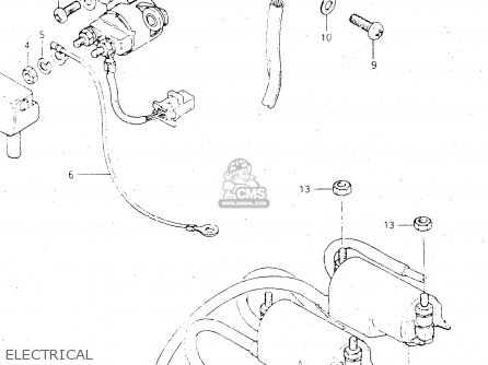 ELECTRICAL - GSX500E 1984 (E) GENERAL EXPORT (E01)