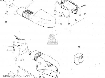 TURN SIGNAL LAMP - GSX500E 1985 (F) GENERAL EXPORT (E01)