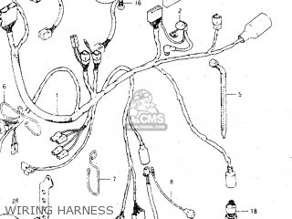 WIRING HARNESS - GSX500E 1985 (F) GENERAL EXPORT (E01)