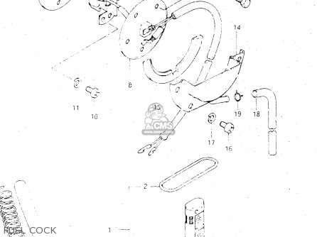 FUEL COCK - GSX500ES 1984 (E) GENERAL EXPORT (E01)