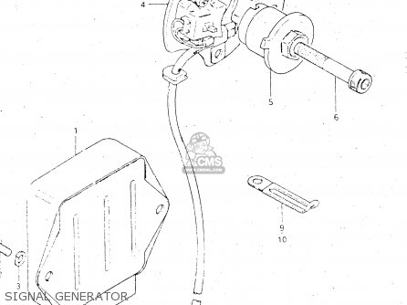 SIGNAL GENERATOR - GSX500ES 1985 (F) GENERAL EXPORT (E01)